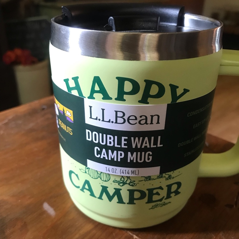 LL Bean x Peanuts Happy Camper Double Wall Mug